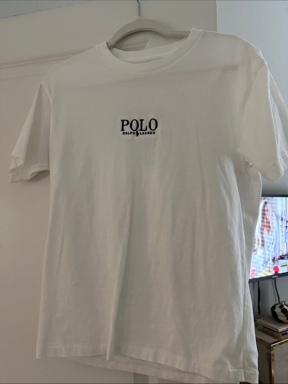 Polo by Ralph Lauren White Crewneck Logo Tee